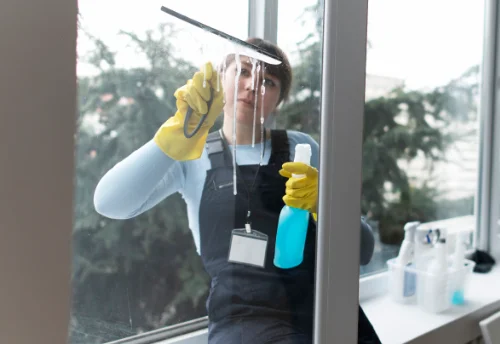 Nettoyage de vitres intérieures et extérieures à Leyrat